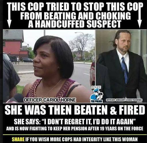 auncyen:  unite4humanity:  Why “good cops” don’t tell on bad cops: They lose