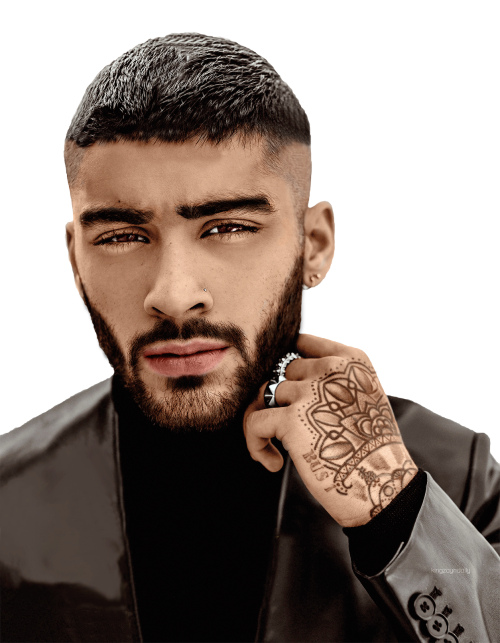 kingzayndaily: Colored version of Zayn’s cover for Elle Magazine.