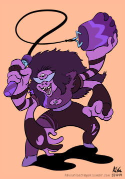 favouritecrayon:  SugiliteGarnet: Amethyst, fuse with me.Amethyst: [excited screaming]Manga Studio EX5Colour Flats. Wrecking ball smaller than advertised.