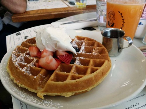 Rosewater Waffle at Jack’s Wife Freda, NYC