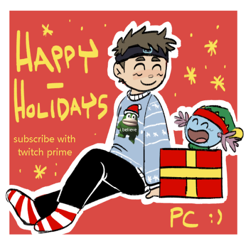 papercrimes:early present for my favorite streamer!!! happy holidays everyone!! :]