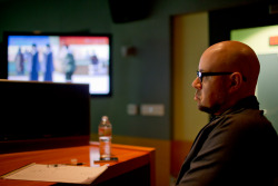 samapitongzabala:  michaeldantedimartino:  bryankonietzko:  Mike says “hmmmmmmmm” at a mixing session at Levels Audio yesterday. We have attended over 70 mixes together through the years, and we still really enjoy the process… unlike retakes.  Except