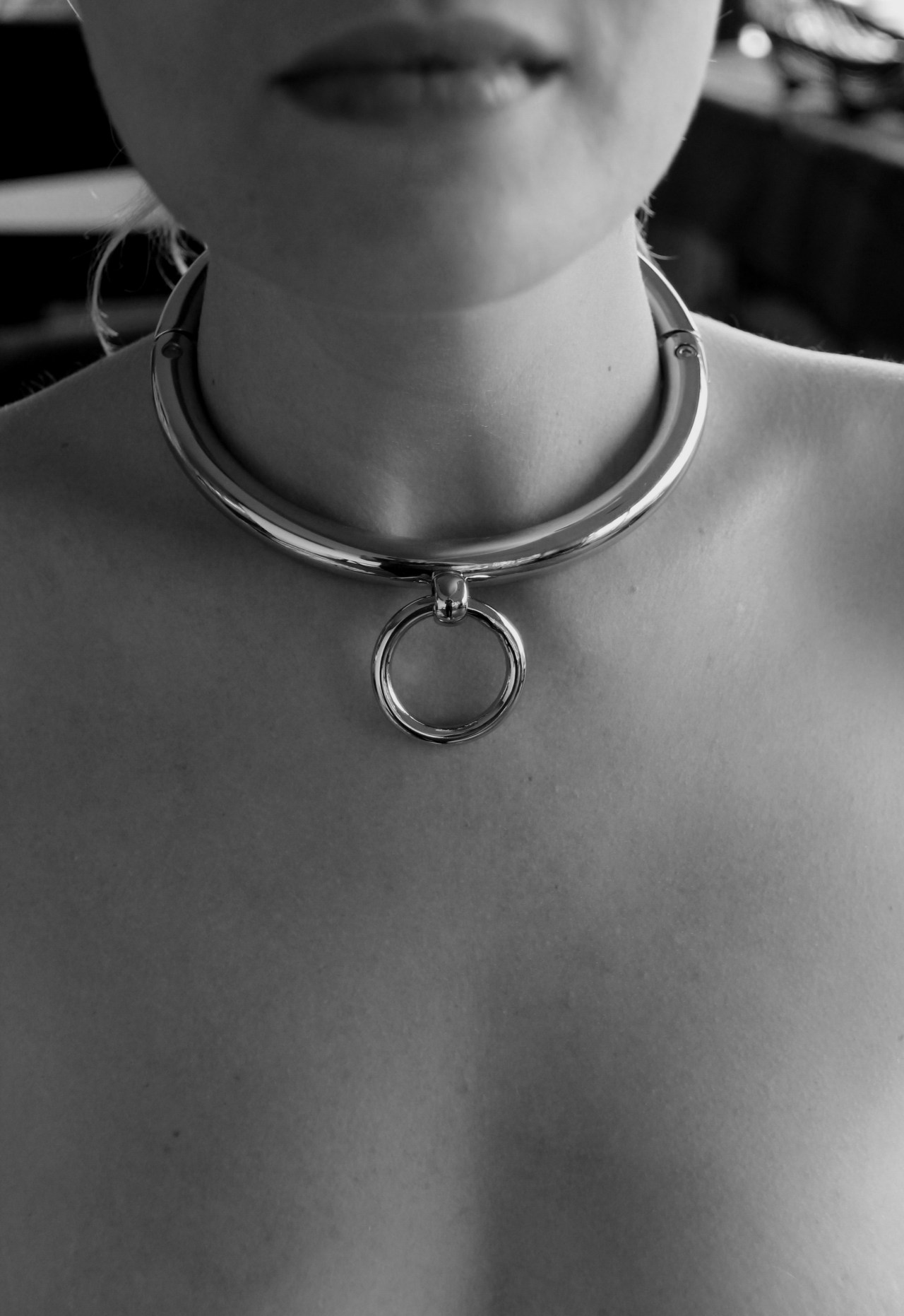 I love steel collars - the weight, the permanence, the aesthetic.  Nothing says