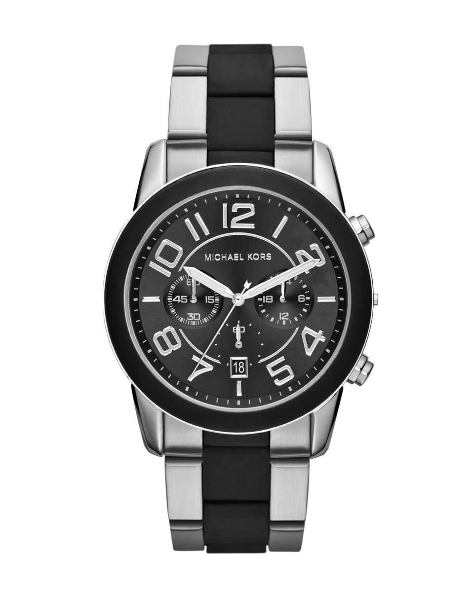 fuckyawatches:  Michael Kors Oversize Two-Tone Stainless Steel Mercer Chronograph