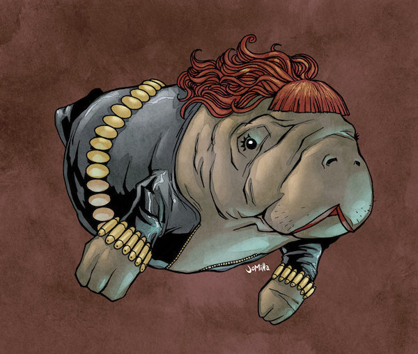theinturnetexplorer:   Superhero Manatees 