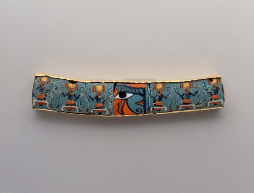 theancientwayoflife:~Mosaic glass inlay from a shrine.Culture: EgyptianPeriod: Greco-Roman PeriodDat