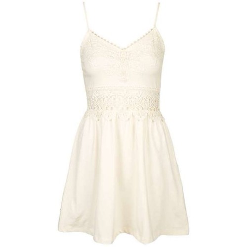 TopShop Lace Insert Sundress ❤ liked on Polyvore (see more strap dresses)