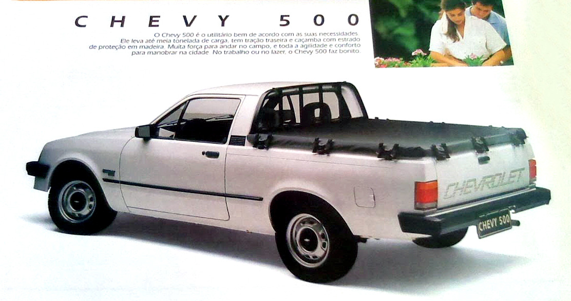  Autos que nunca se fabricaron, etc. — Chevrolet Chevy 500 Pick-Up, 1983. El brasileño...