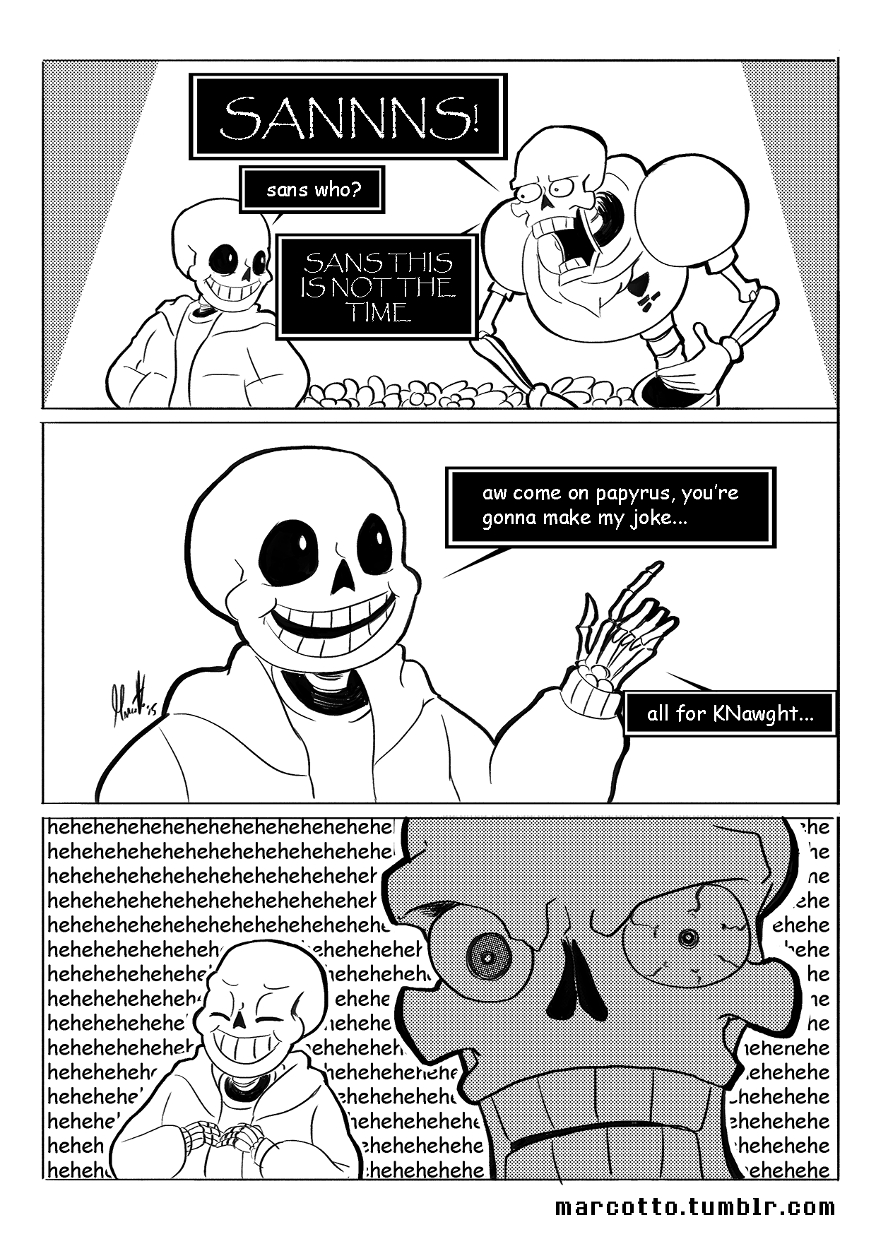 Nothing here but Marcotto • taotruths: Sans, there’s a time and a place ...