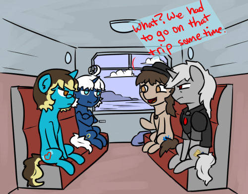 asksweetdisaster:  ask-ash-in-equestria:  Ash: Off we gooo!!!!Storm: Please be quiet… and I believe you forgot someone…  Sweet: This keeps happening, whyyy T.T Where are we going?  xD!