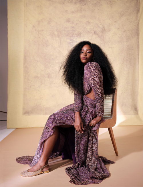 Teyonah Parris photographed by Devyn Galindo for Harper’s Bazaar (December 2020 – January 2021)