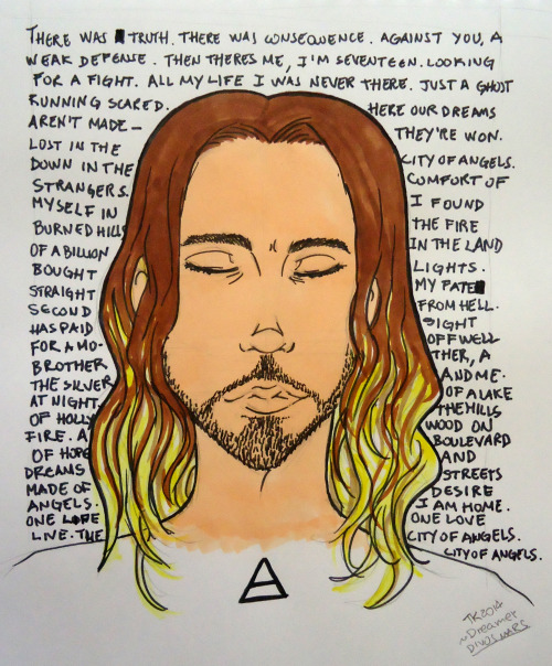 TADAAAAAAA :B I made this one to post on the FB page I&rsquo;m adm x&rsquo;DJared Leto, City of ange