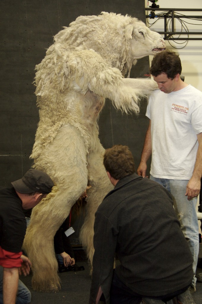 monsters-werewolves:#MonsterSuitMonday A weresheep? Yes. A weresheep from the 2006