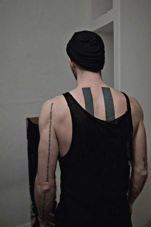 preciouspossession:  maxime buchi tattoo, Boris Bidjan Saberi 