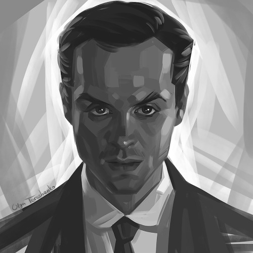 Andrew ScottMoriartySherlock bbcquick sketch