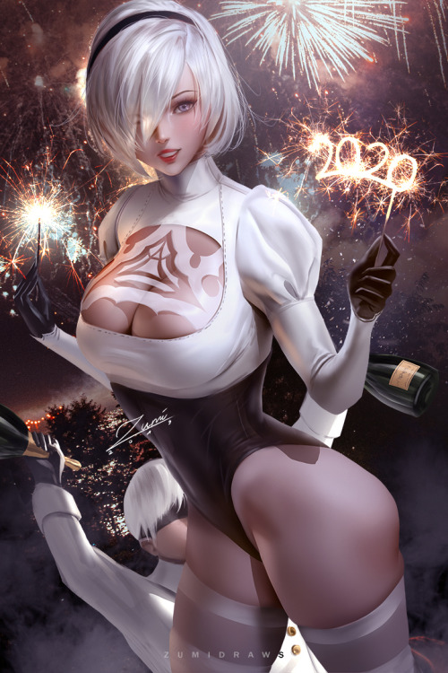 zumidraws:  I can‘t believe a dacade is over. The time felt so short yet so much happened. I wish you a good start into 2020! Happy New Year!🎊🎆High-res version, different versions, video process, etc. on Patreon-&gt;https://www.patreon.com/zumi