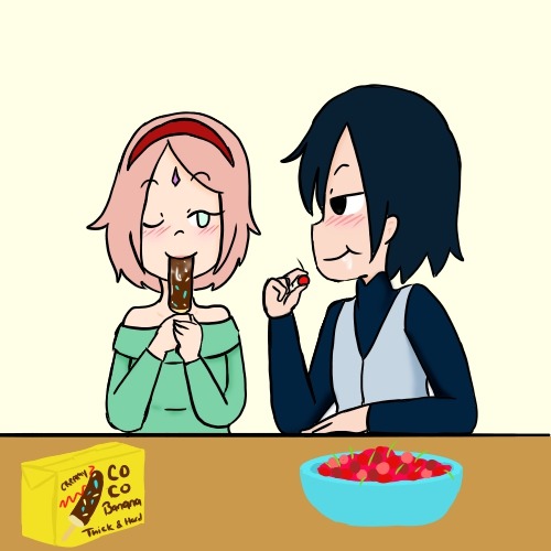 drawwhatiwantwhenwant:  SS Smut Month Day 2-Without WordsI’m pretty sure we both know what’s going on here. Are you two always this dirty.