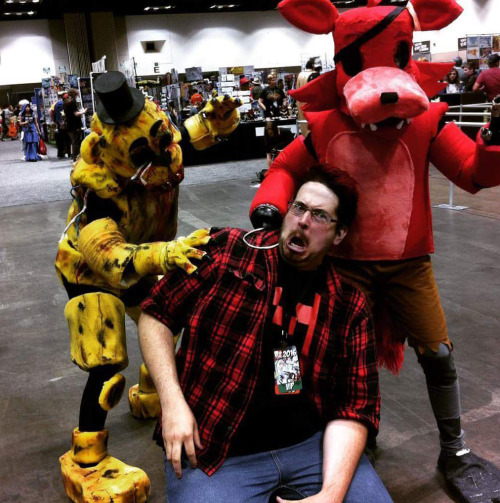 Rocked out my Markiplier cosplay this year at Indy Pop Con. Got to see Wade, Bob and Tyler again. St