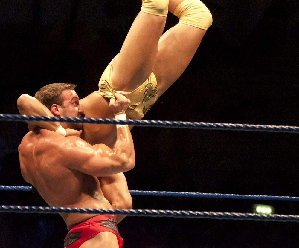 rwfan11:  Alberto Del Rio - thong slip …and check out Chris Masters too! 