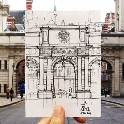 archatlas:  Teme AbdullahCheck out these amazing sketches from an architecture student living in London from Malaysia!