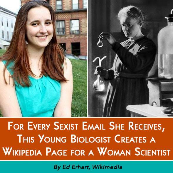 A Mighty GirlAfter  her project focused on giving female scientists their due recognition