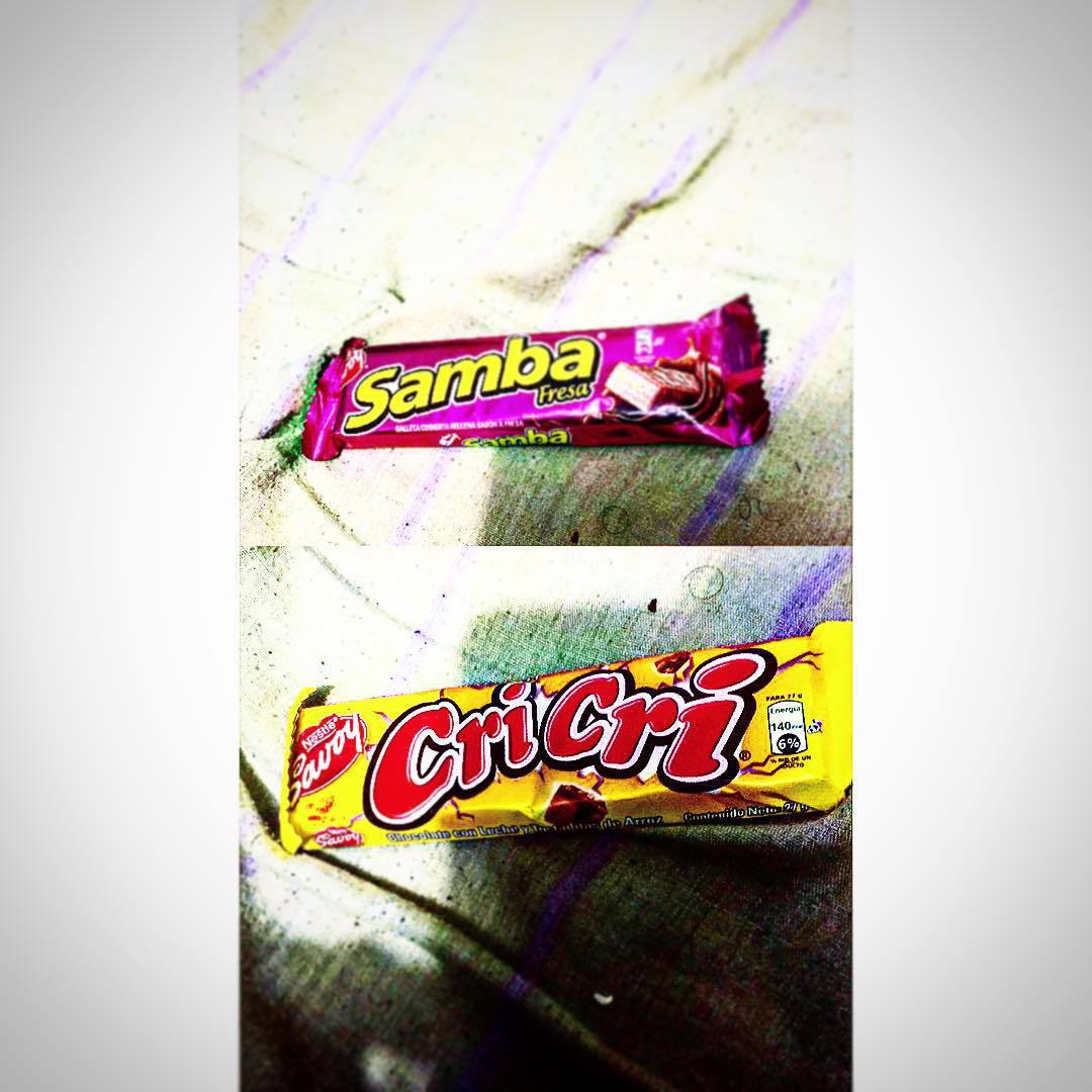 Roommate brought me back some candies from Venezuela :) in Medellin, Colombia #frontback