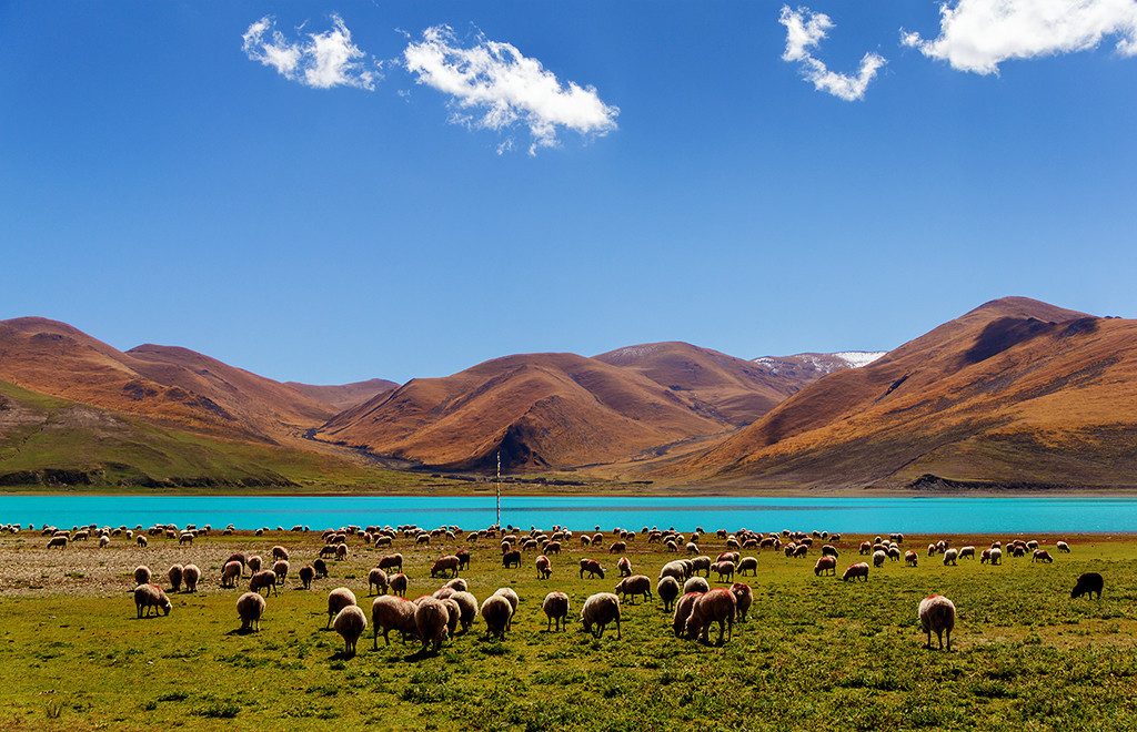   Yamdrok Lake, China        