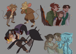 thedustyleaves:  Some people mentioned The Great Mouse Detective and Anastasia so here we are! (+ some extra Treasure Planet and Atlantis because I wanted to expand a bit on that) 