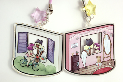 ayesselle: I finally had time to take some good photos of my window charms so I can make a proper po