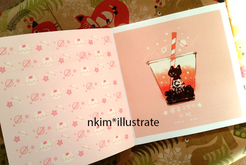 nkim-doodles: I have a new cat cafe art book available in my shop! :D Enjoy!nkimillustrate.b