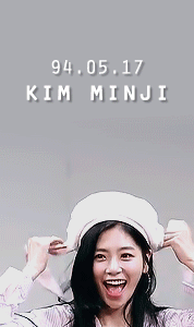 choisooyyoung: 94.05.17 ♡ happy birthday to our bright dorky leader, kim minji, aka jiu! ↳ fanc