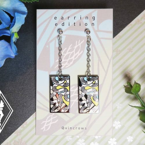 ØBÅ*ÑÄÏ EARRINGS EDITION!Finally withMitsuri Now in my store at vincrows.com #boikilldemonstosavesis