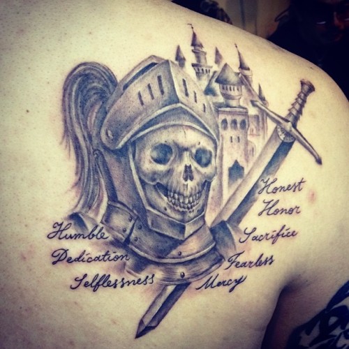 skeleton knight tattooTikTok Search