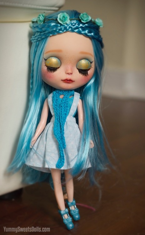 Raspberry Pufflette Blythe by Yummy Sweets Dolls <3