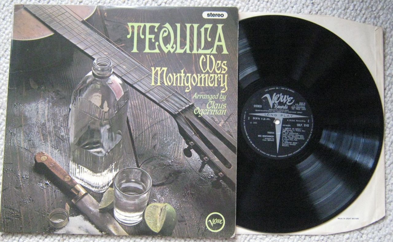 lpcoverart:  WES MONTGOMERY Tequila 1966 UK STEREO VERVE RECORDS VINYL LP SVLP 9143
