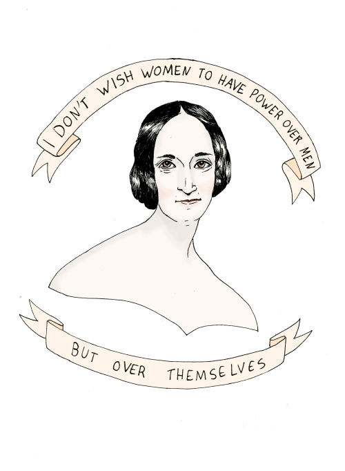 traitspourtraits:“I don’t wish women to have power over men but over themselves” - Mary Shelley