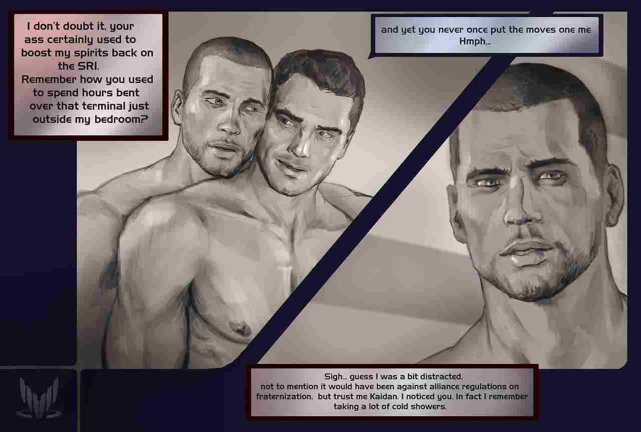 Mass Effect: Kaidan x (male) Shepard fanfiction comic