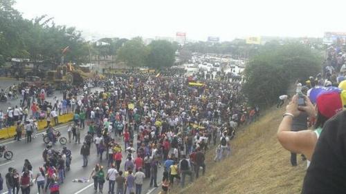 yuroran:  spideypool:  pleasetakemetoyourleader:  This is happening right now in my country Venezuela. All around the country Militaries are killing people just because we are defending what is Good. We want justice! We were doing a pacific protest and