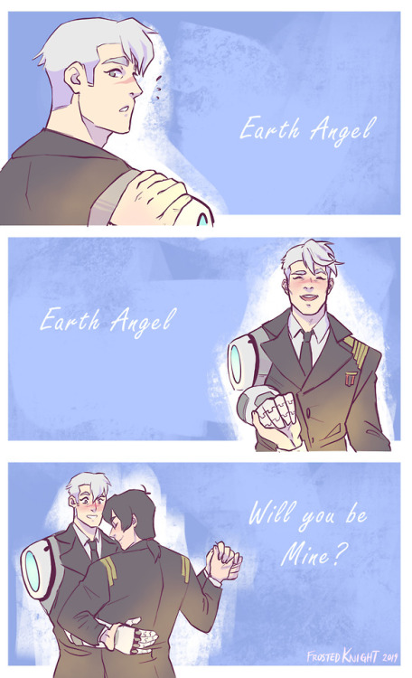 frostedknight: Bonus (they are so done with their bs)  Earth Angel, please be mine &lt;3 A 