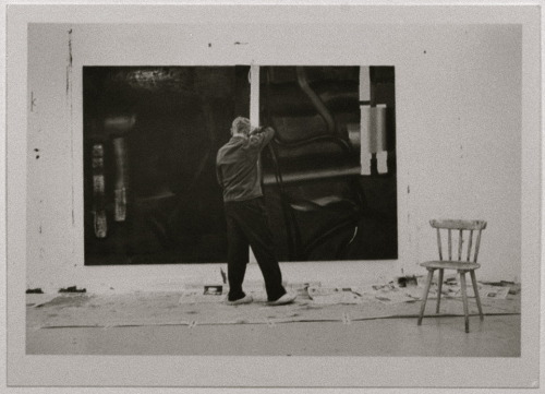 rudygodinez:Gerhard Richter in His StudioPhotographed by Benjamin Katz