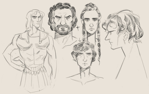 kashuan:iliad/god sketches!