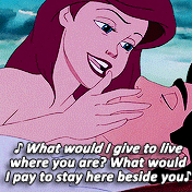 nightlwing:     If I become human, I’ll never be with my father or sisters again.