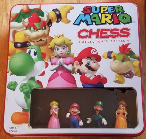 Awesome find today! Thrift stores are a wonderful venture!#supermariochess #mario #nintendo #luigi #