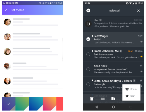 High Contrast Yahoo Mail On Android | Yahoo Accessibility