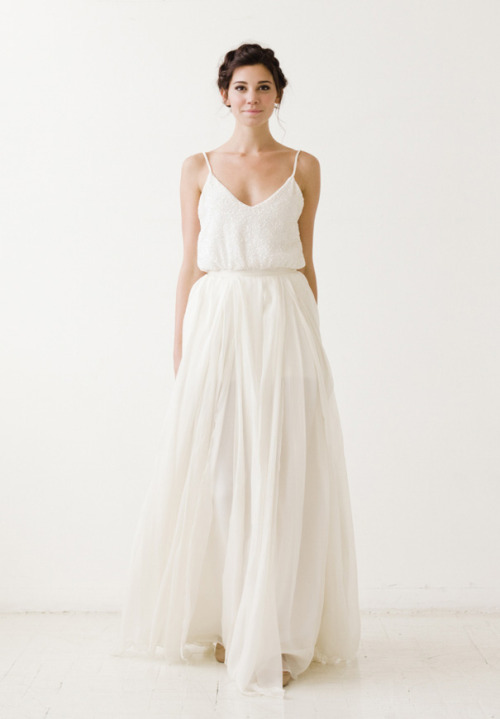heyprettywedding:  Sarah Seven Fall 2015. 