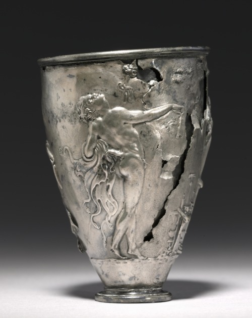 ancientpeoples:The Vicarello GobletRomanc. Late 1st Century B.C. - Early 1st Century A.D.This master