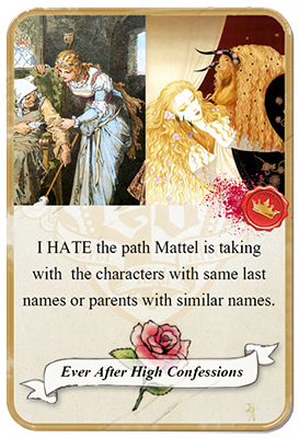everafterhighconfessions:  I hate hate HATE the path Mattel is taking with the characters
