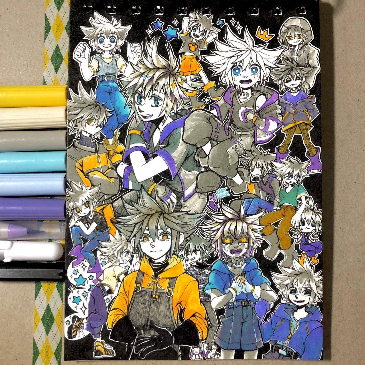 laser-lance:  80% of my recent doodles are Sora and Vanitas.