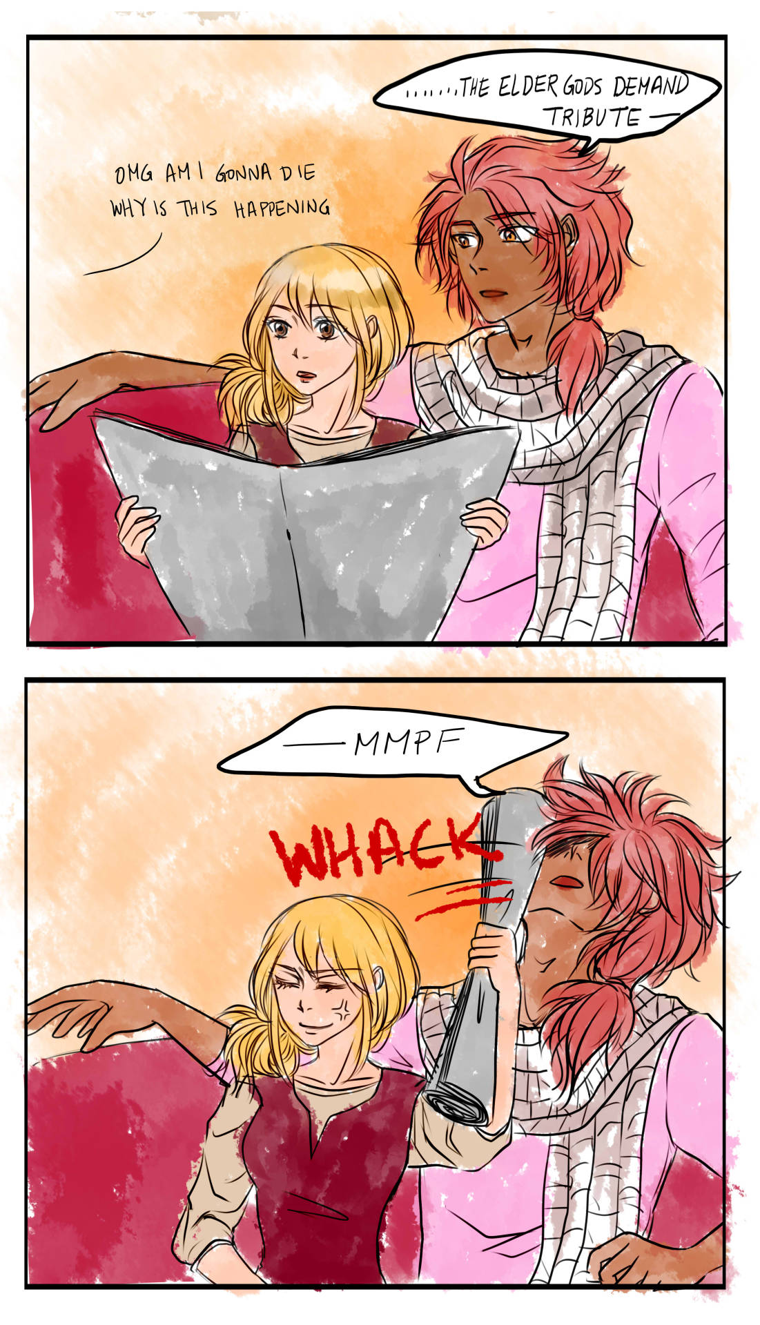 fairytailsanddragonscales:   ‘No, seriously, this is part of your dragonslayer