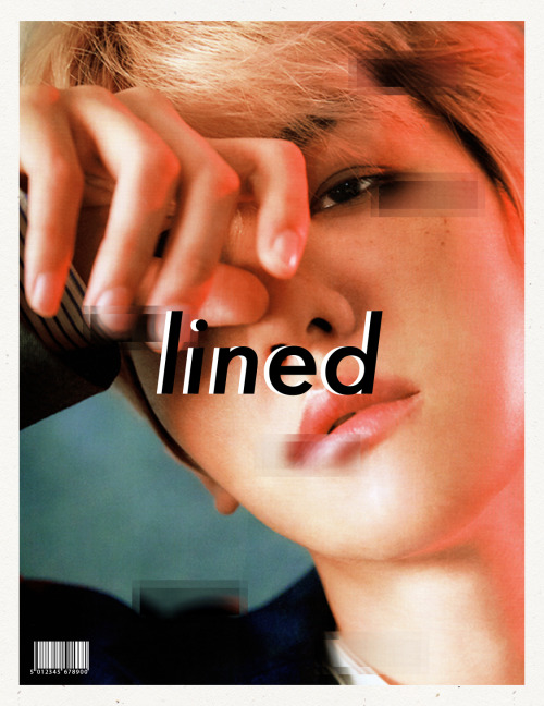 baekhyun - lined magazine